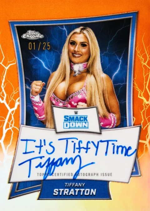 Mega BOX Karty WWE Topps Chrome 2025