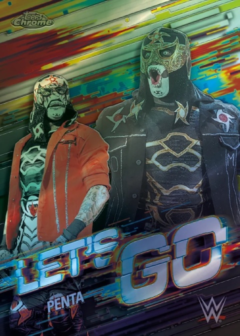 Mega BOX Karty WWE Topps Chrome 2026