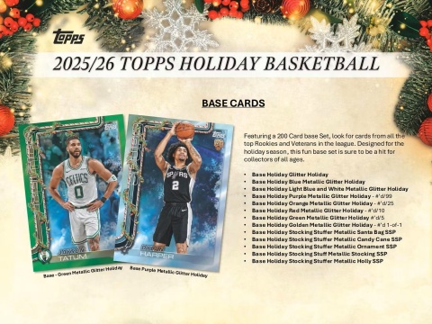 Mega BOX NBA Holiday 2025/26 Topps Basketball