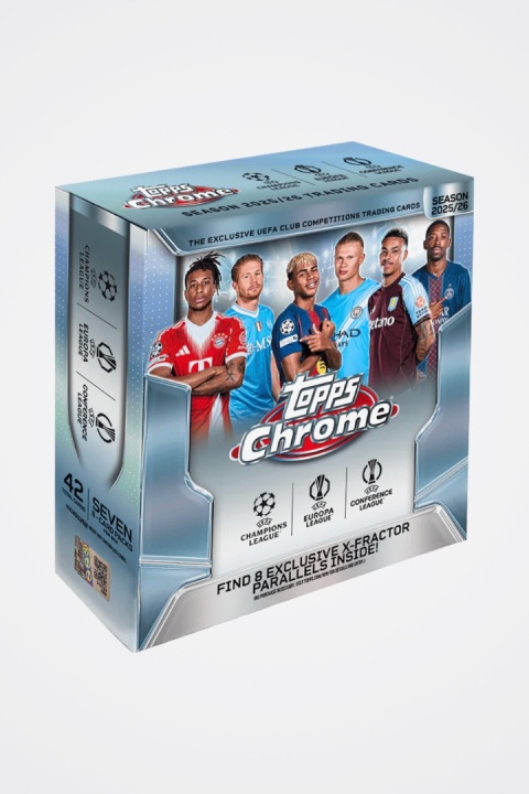 Mega BOX Topps Chrome 2025/26 UCC Karty Piłkarskie