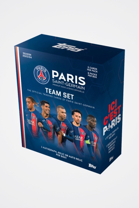 PSG Team Set 2024/25 Topps Karty Piłkarskie