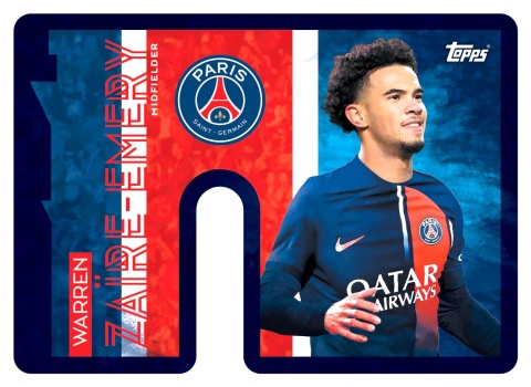 PSG Team Set 2024/25 Topps Karty Piłkarskie