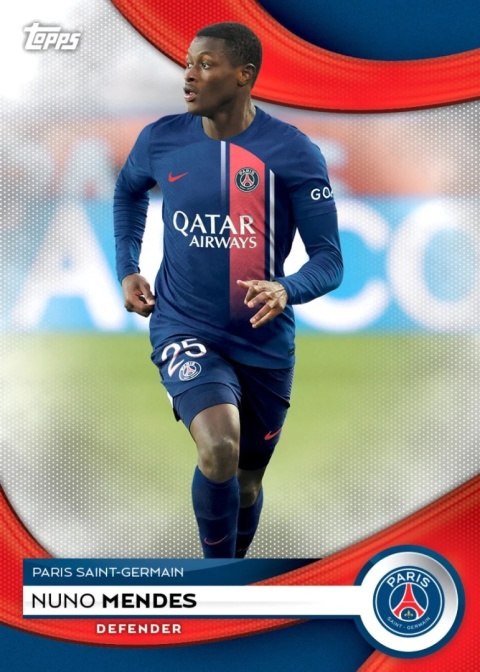 PSG Team Set 2024/25 Topps Karty Piłkarskie