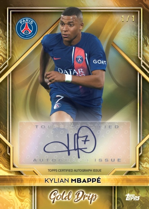 PSG Team Set 2024/25 Topps Karty Piłkarskie