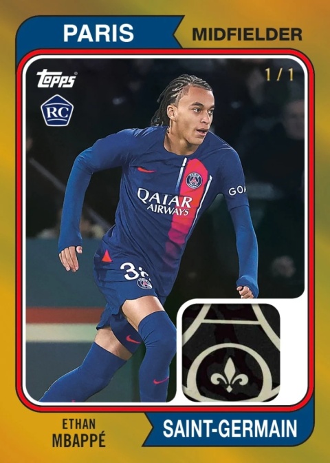 PSG Team Set 2024/25 Topps Karty Piłkarskie