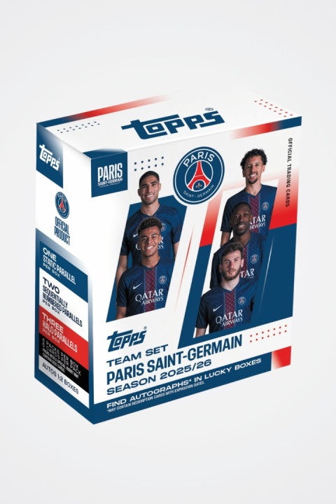PSG Team Set 2025/26 Topps Karty Piłkarskie
