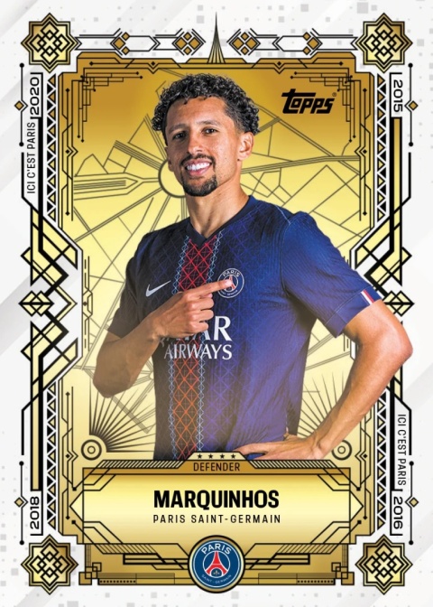 PSG Team Set 2025/26 Topps Karty Piłkarskie