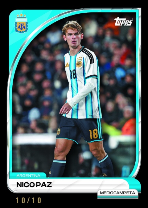 Puszka Argentyna 2025/26 Topps Karty Piłkarskie