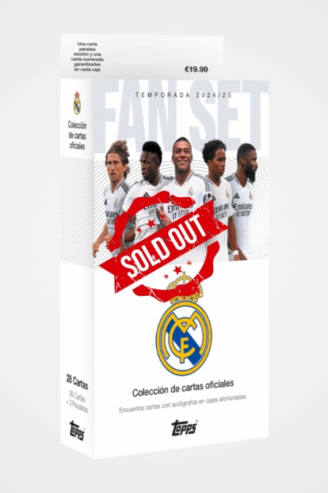 Real Madryt Official Fan Set 2025 Topps Karty Piłkarskie