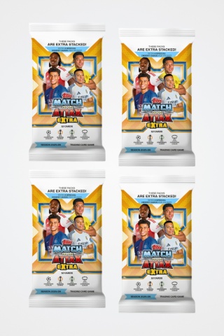 Saszetki 4 szt. Match Attax Extra 2025/26 Karty Piłkarskie