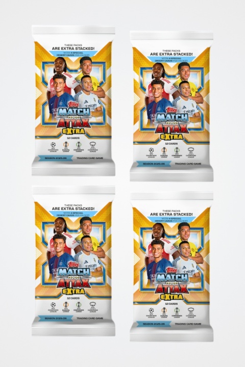 Saszetki 4 szt. Match Attax Extra 2025/26 Karty Piłkarskie