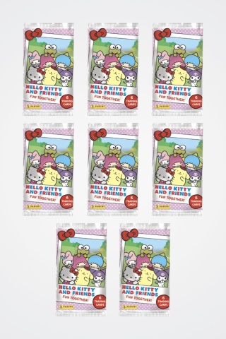 Saszetki 8 szt. Karty Hello Kitty and Friends Panini