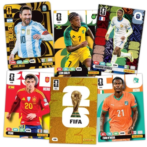 Saszetki BOX 24 szt. FIFA World Cup 2026 Panini