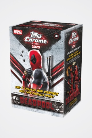 Value BOX Deadpool Marvel Topps Chrome 2025
