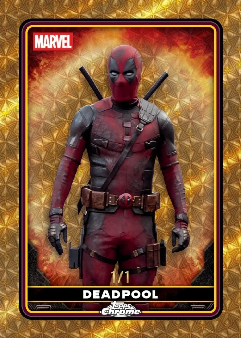Value BOX Deadpool Marvel Topps Chrome 2025