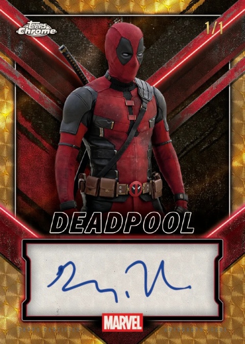 Value BOX Deadpool Marvel Topps Chrome 2025