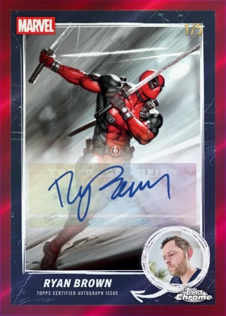 Value BOX Deadpool Marvel Topps Chrome 2025