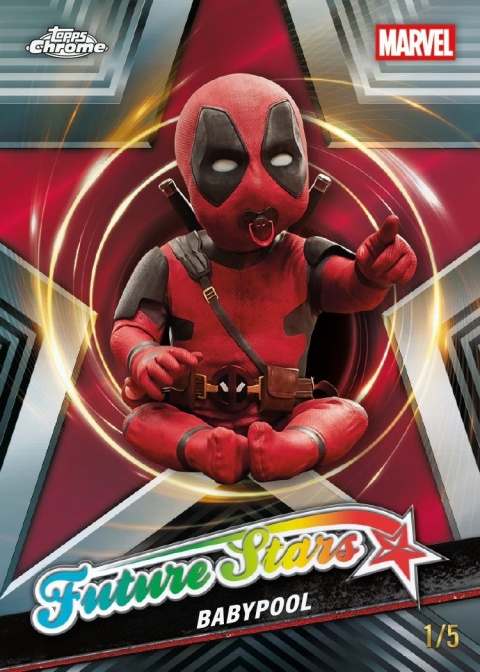 Value BOX Deadpool Marvel Topps Chrome 2025