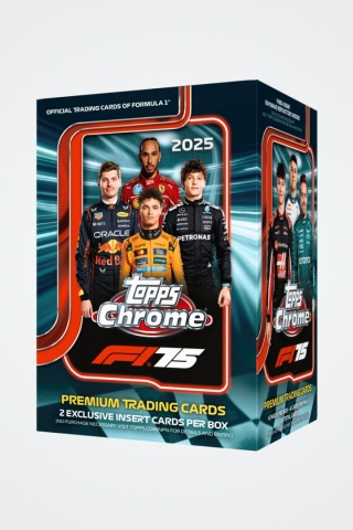 Value BOX F1 Topps Chrome 2025 Karty Formuła 1