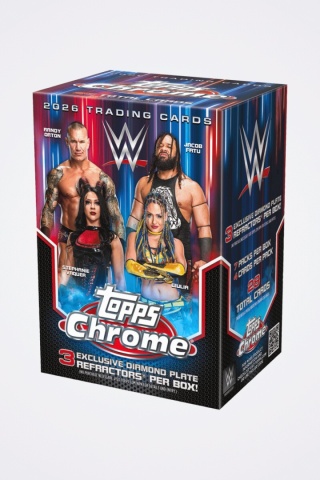 Value BOX Karty WWE Topps Chrome 2026