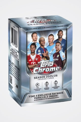 Value BOX Topps Chrome 2025/26 UCC Karty Piłkarskie