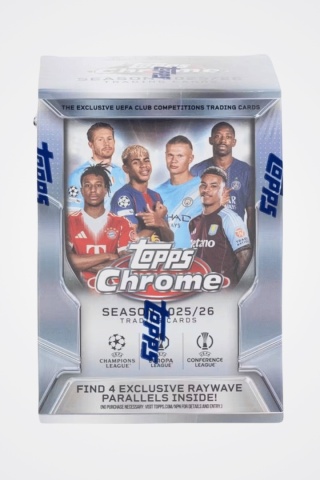 Value BOX Topps Chrome 2025/26 UCC Karty Piłkarskie