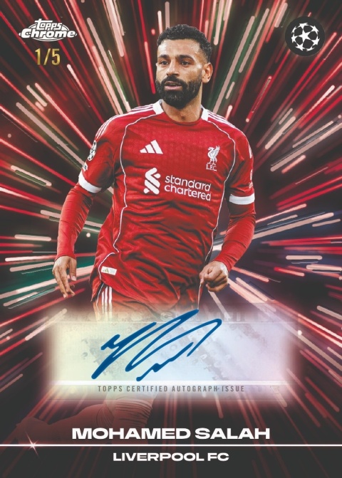 Value BOX Topps Chrome 2025/26 UCC Karty Piłkarskie