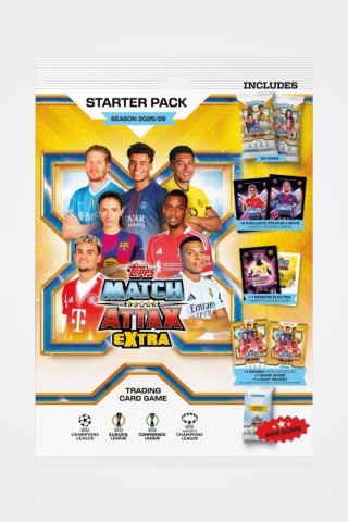 Zestaw Startowy Match Attax Extra 2025/26 Karty Piłkarskie