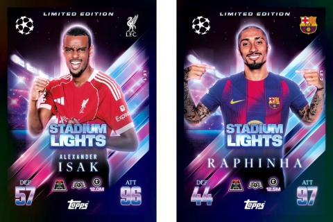 Zestaw Startowy Match Attax Extra 2025/26 Karty Piłkarskie