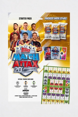 Album Match Attax 2026/27 Zestaw Startowy Karty Piłkarskie