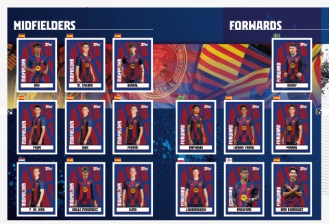 Album na Naklejki FC Barcelona 2025/26 Topps