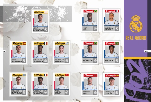 Album na Naklejki Real Madryt 2025/26 Topps