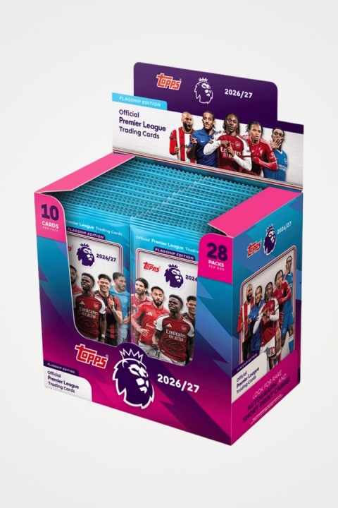 BOX Saszetki 28 szt. Premier League 2026/27 Topps Flagship