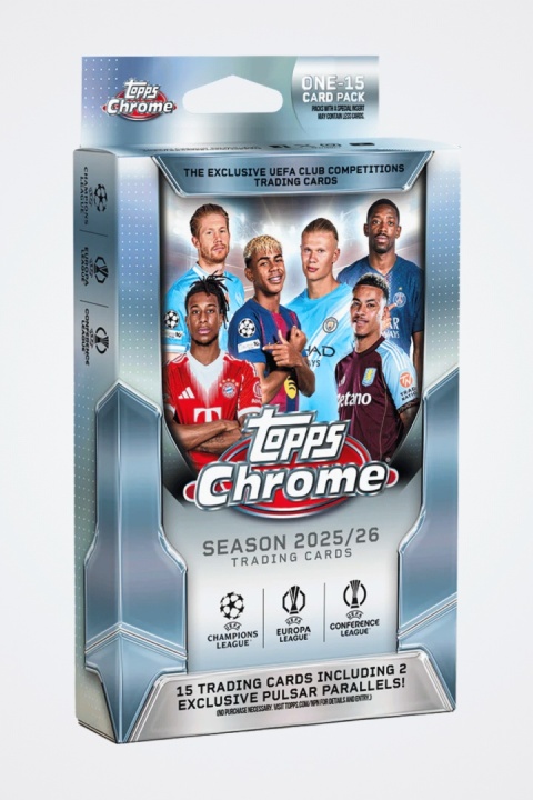 Hanger BOX Topps Chrome 2025/26 UCC Karty Piłkarskie