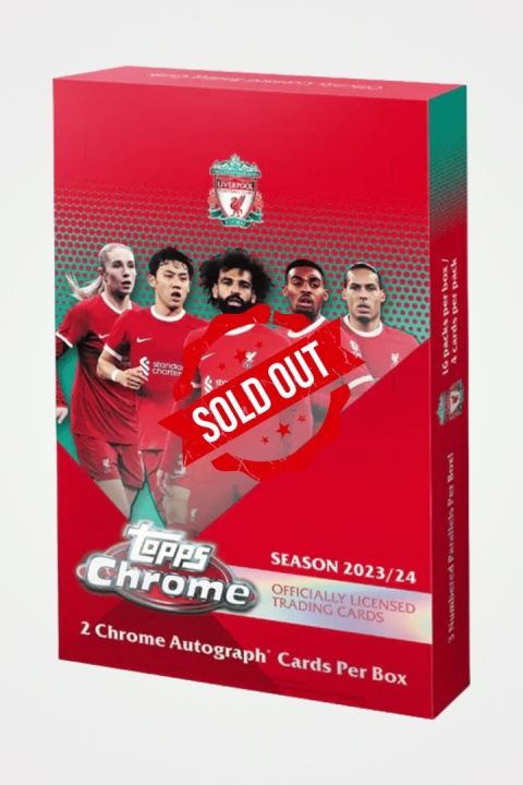 Liverpool Hobby BOX Topps Chrome 2023/24