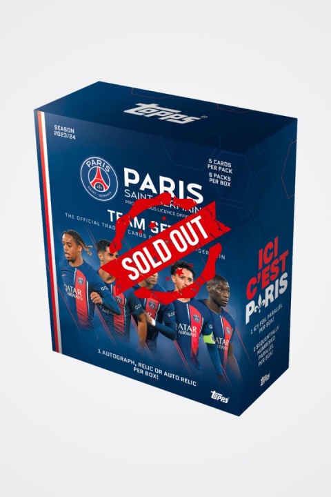 PSG Team Set 2023/24 Topps Karty Piłkarskie