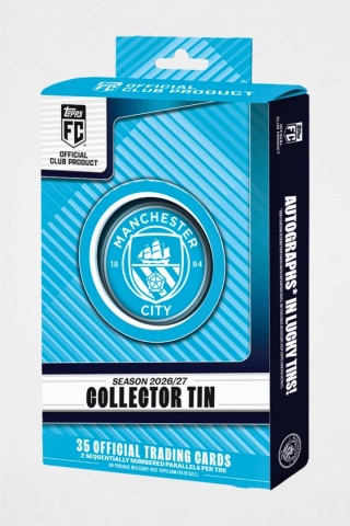 Puszka Manchester City 2026/27 Topps Collector Tin