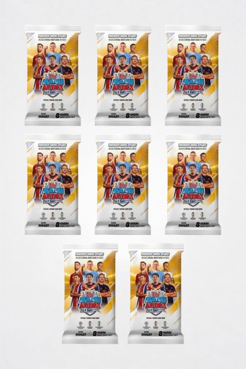 Saszetki 8 szt. Match Attax 2026/27 Topps Karty Piłkarskie