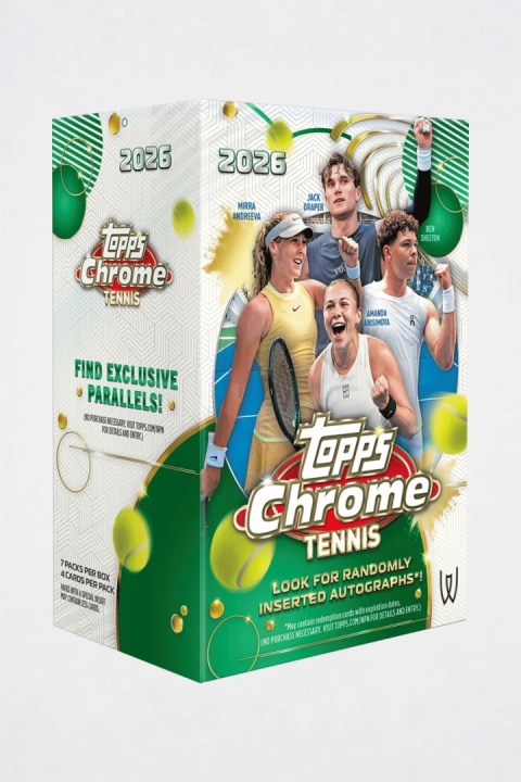 Value BOX Tennis Topps Chrome 2026 Karty Tenisowe