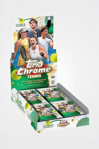 Hobby BOX Tennis Topps Chrome 2026 Karty Tenisowe